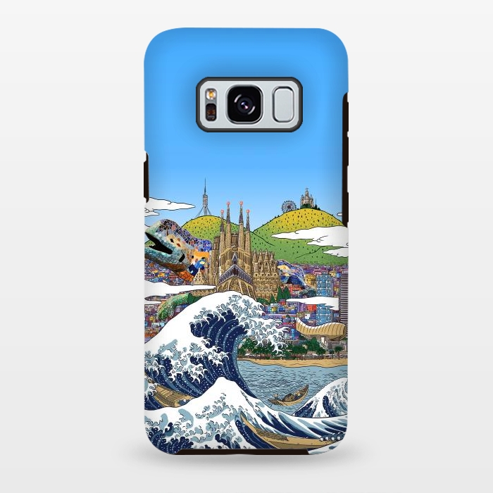 Galaxy S8 plus StrongFit The great wave in Barcelona by Alberto