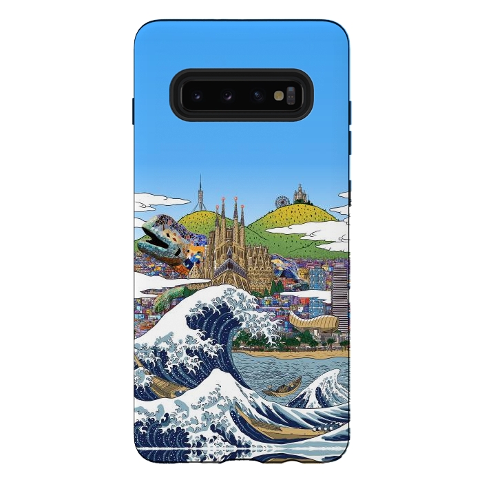 Galaxy S10 plus StrongFit The great wave in Barcelona by Alberto