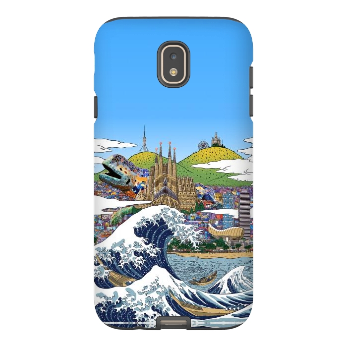 Galaxy J7 StrongFit The great wave in Barcelona by Alberto