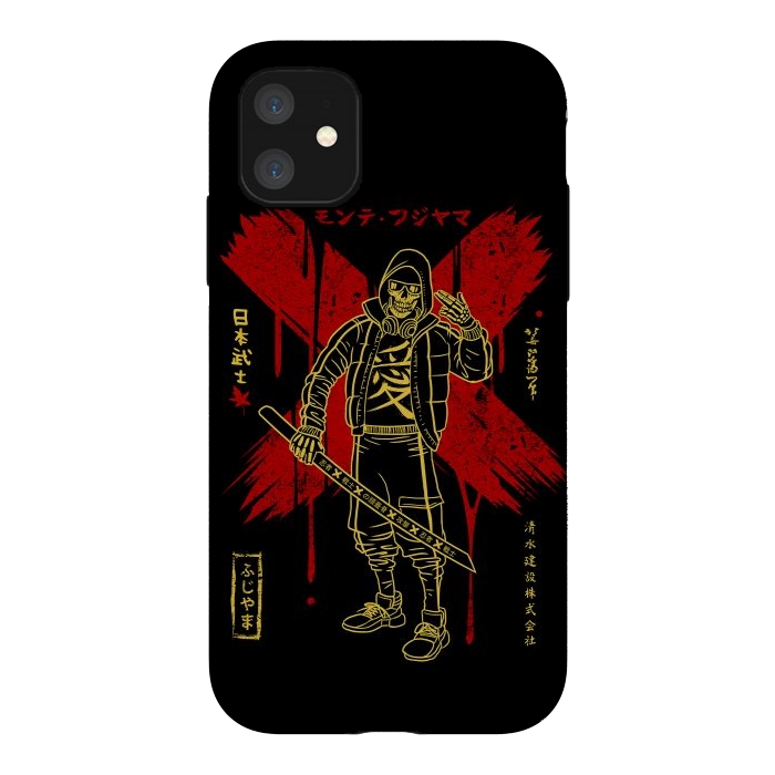 iPhone 11 StrongFit Modern ninja in tracksuit by Alberto
