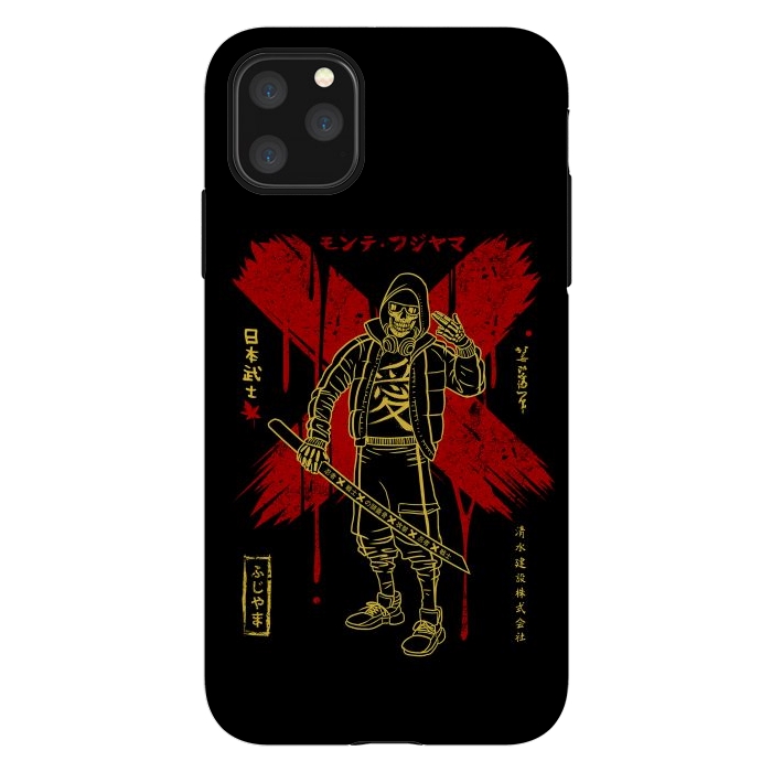 iPhone 11 Pro Max StrongFit Modern ninja in tracksuit by Alberto
