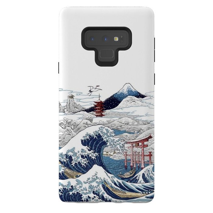 Galaxy Note 9 StrongFit Winter wave in japan by Alberto