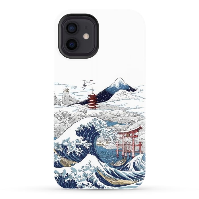 iPhone 12 StrongFit Winter wave in japan by Alberto