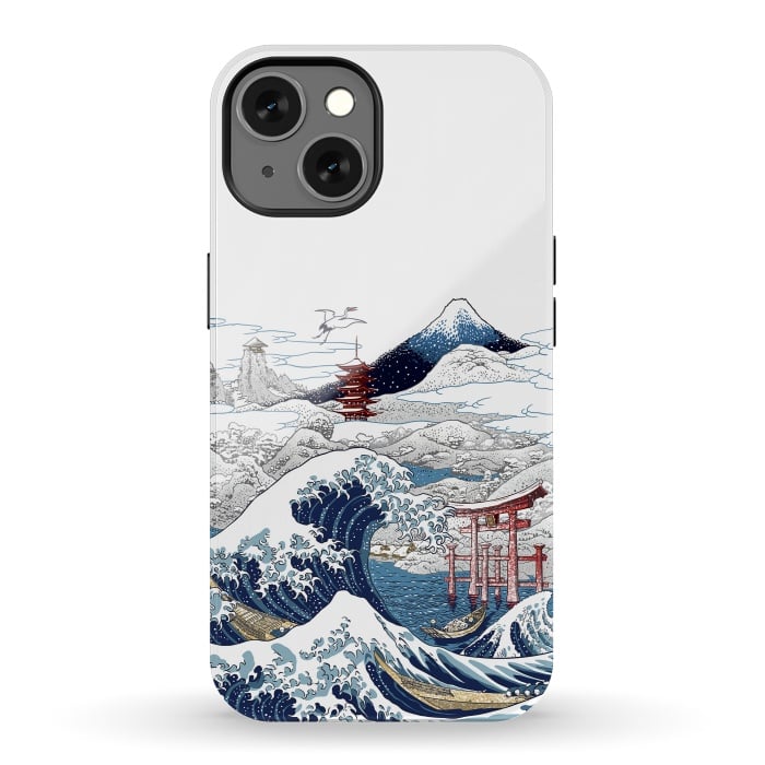 iPhone 13 StrongFit Winter wave in japan by Alberto