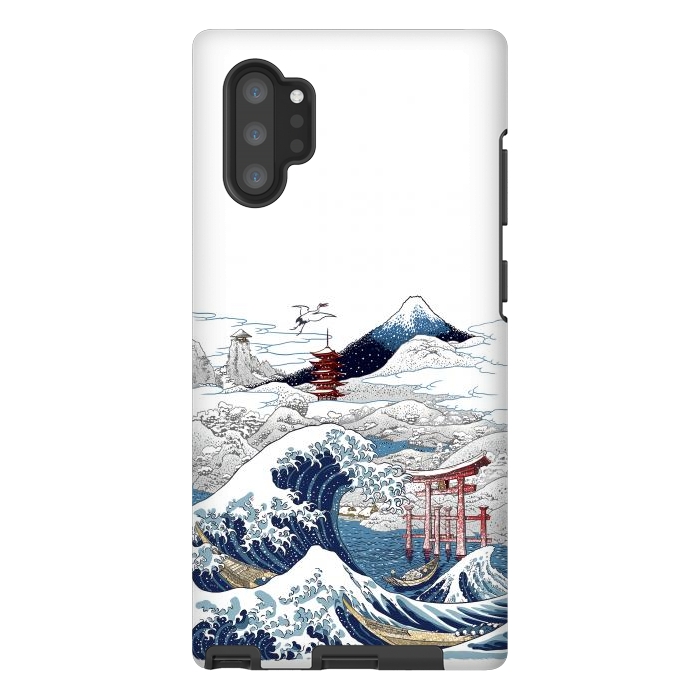 Galaxy Note 10 plus StrongFit Winter wave in japan by Alberto