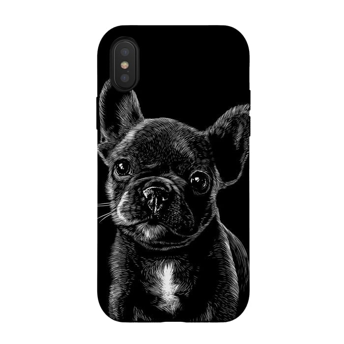 iPhone Xs / X StrongFit Pug dog by Alberto