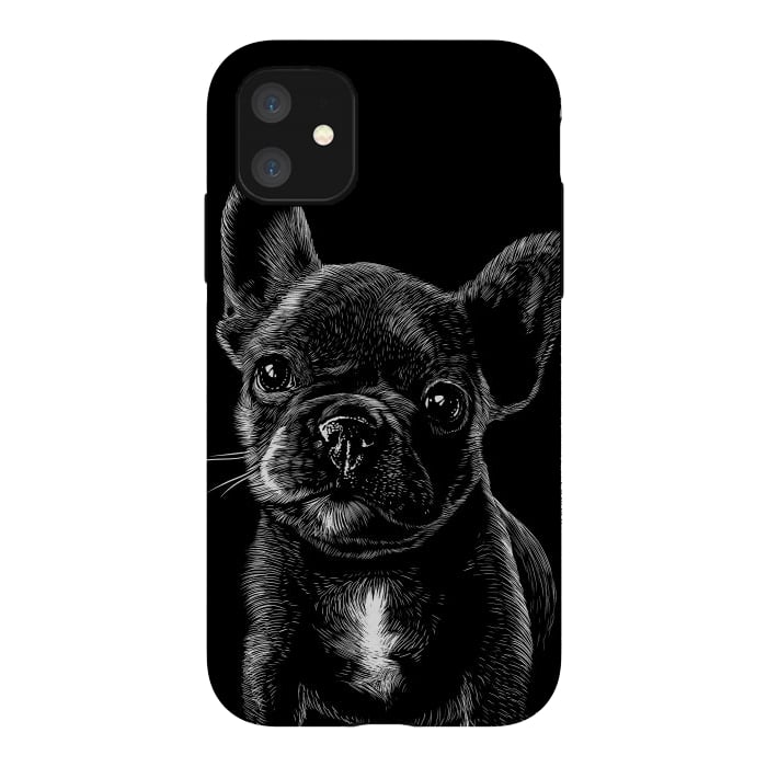 iPhone 11 StrongFit Pug dog by Alberto