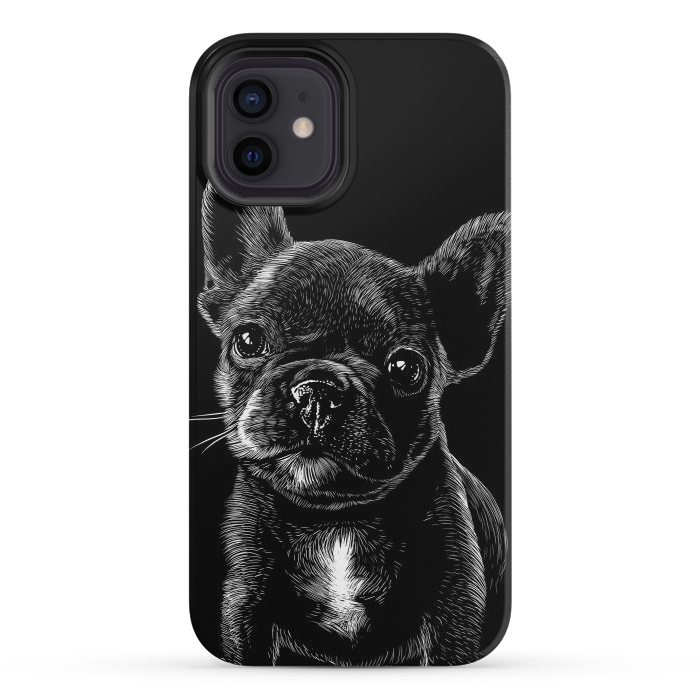 iPhone 12 mini StrongFit Pug dog by Alberto