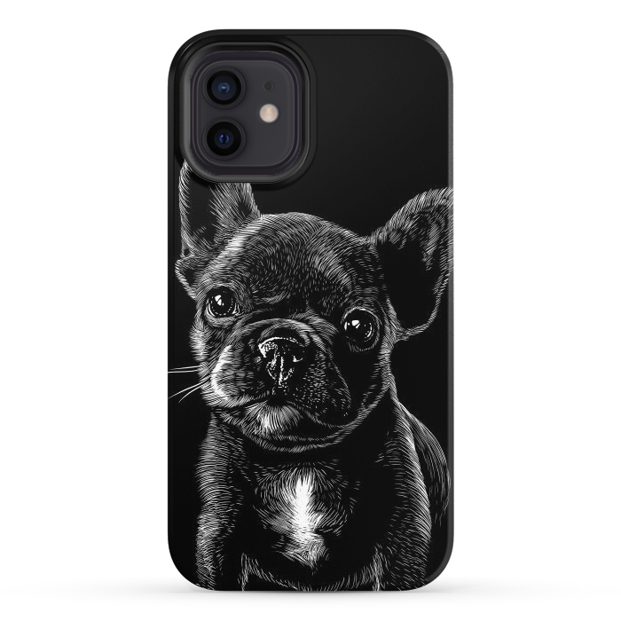 iPhone 12 StrongFit Pug dog by Alberto