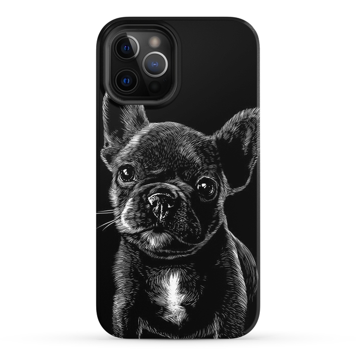 iPhone 12 Pro StrongFit Pug dog by Alberto
