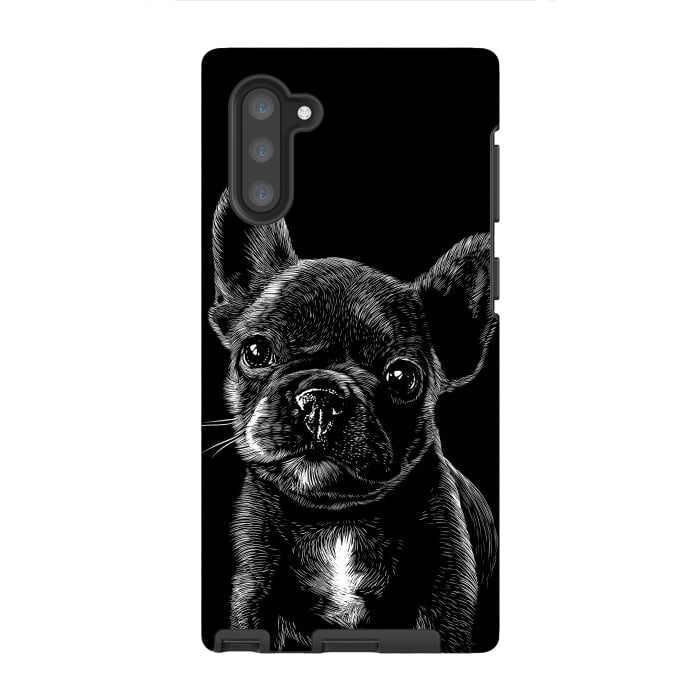 Galaxy Note 10 StrongFit Pug dog by Alberto