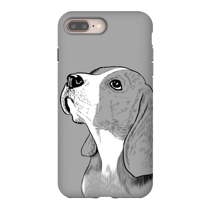 iPhone 8 plus StrongFit Beagle dog by Alberto