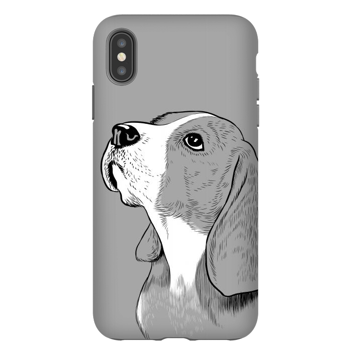 iPhone Xs Max StrongFit Beagle dog by Alberto