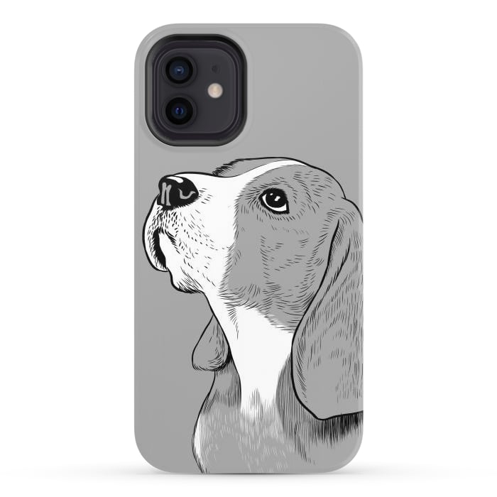 iPhone 12 StrongFit Beagle dog por Alberto
