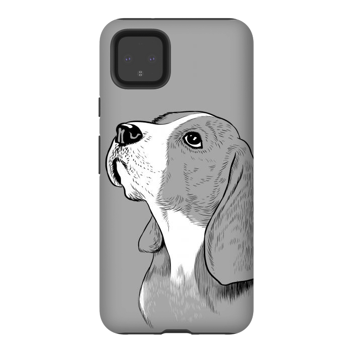 Pixel 4XL StrongFit Beagle dog by Alberto