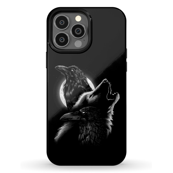 iPhone 13 Pro Max StrongFit Wolf crow by Alberto