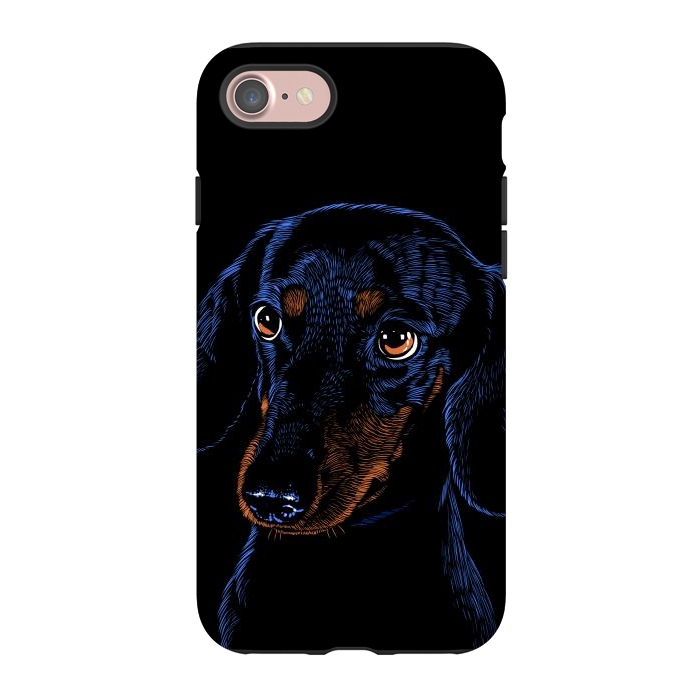 iPhone 7 StrongFit Dachshund puppies dog by Alberto