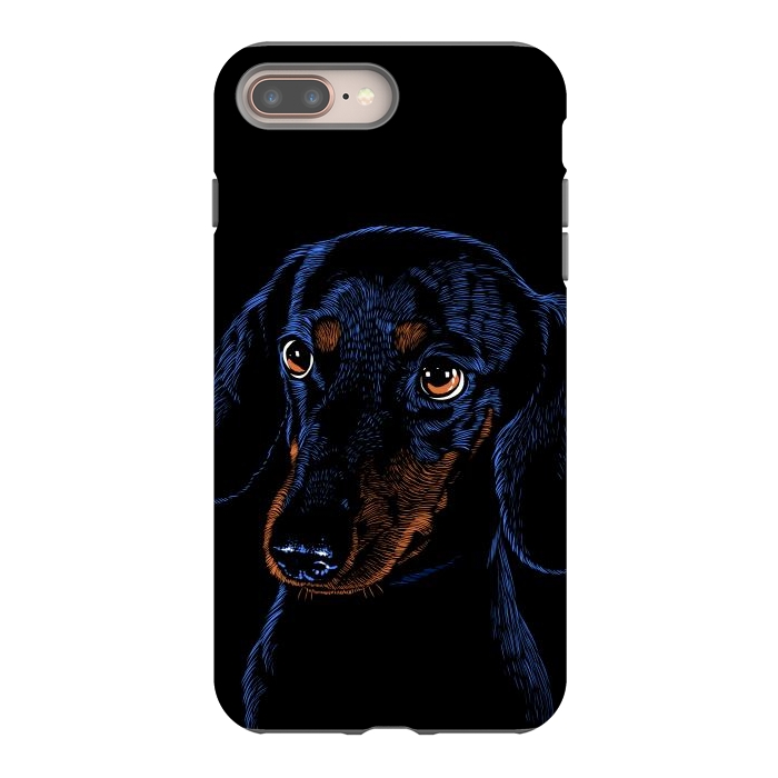 iPhone 7 plus StrongFit Dachshund puppies dog by Alberto