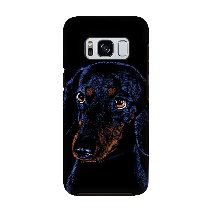 Galaxy S8 StrongFit Dachshund puppies dog by Alberto