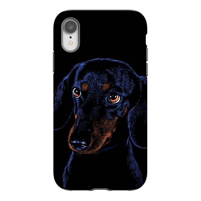 iPhone Xr StrongFit Dachshund puppies dog by Alberto