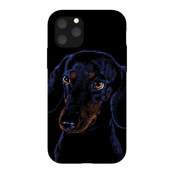 iPhone 11 Pro StrongFit Dachshund puppies dog by Alberto