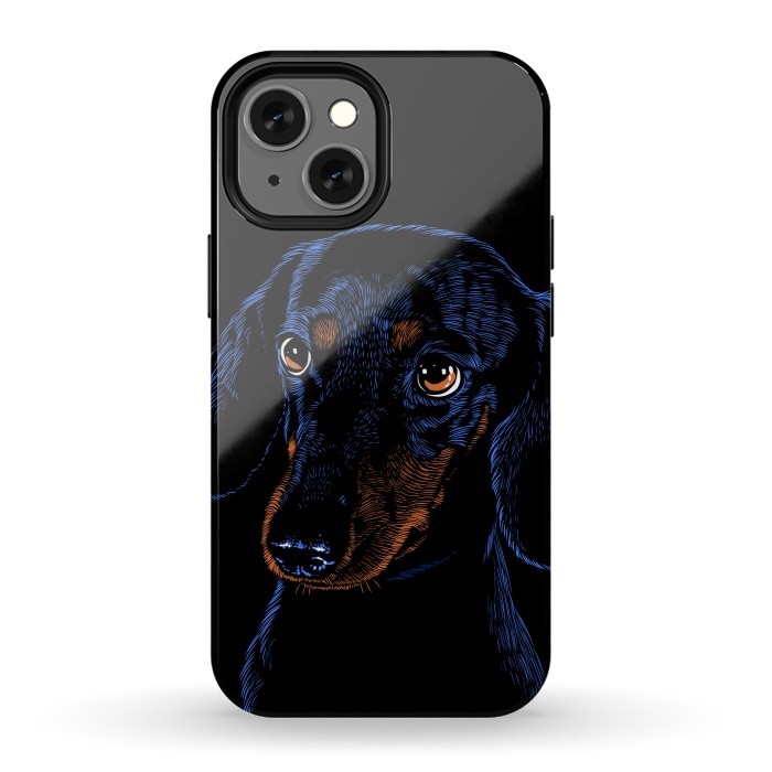 iPhone 13 mini StrongFit Dachshund puppies dog by Alberto