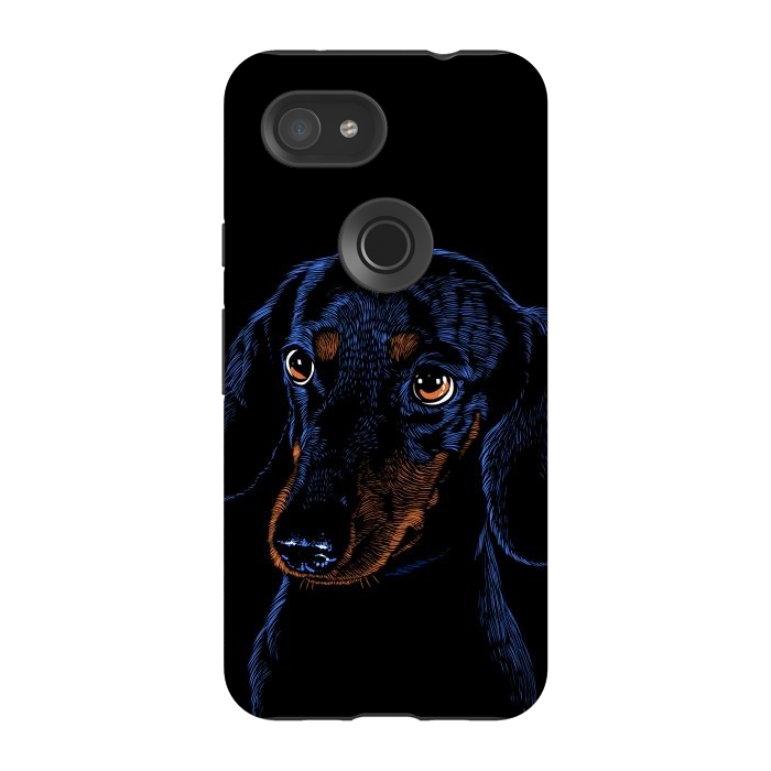 Pixel 3A StrongFit Dachshund puppies dog by Alberto