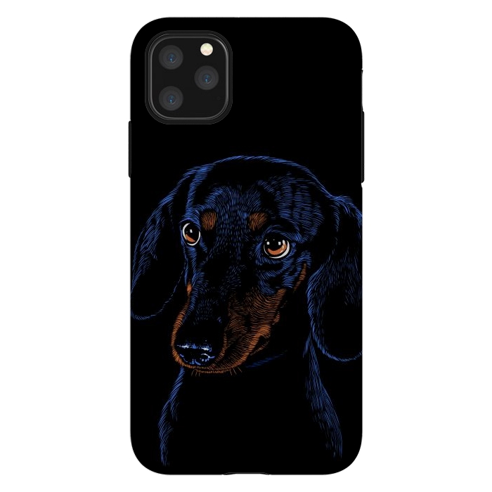 iPhone 11 Pro Max StrongFit Dachshund puppies dog by Alberto