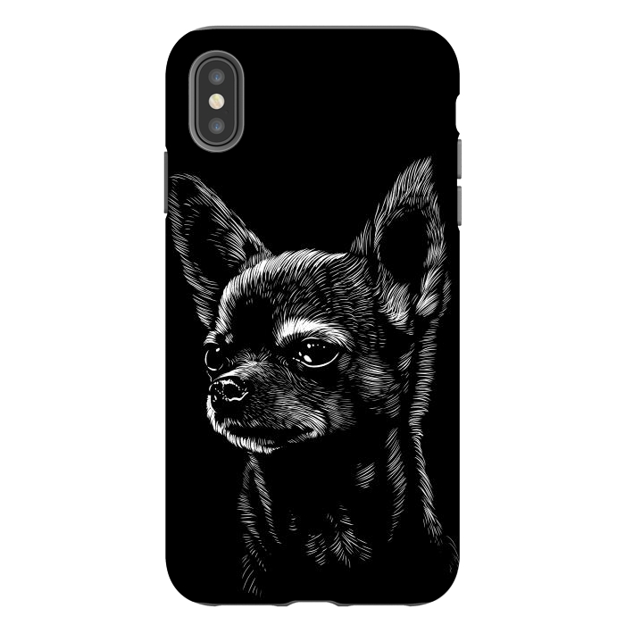 iPhone Xs Max StrongFit Chihuahua by Alberto