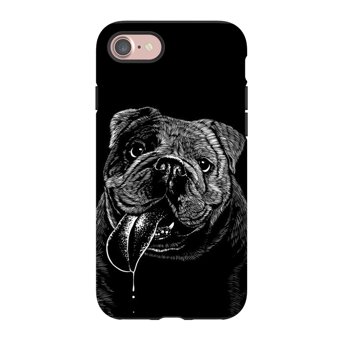 iPhone 7 StrongFit Bulldog dog by Alberto