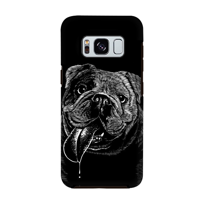 Galaxy S8 StrongFit Bulldog dog by Alberto