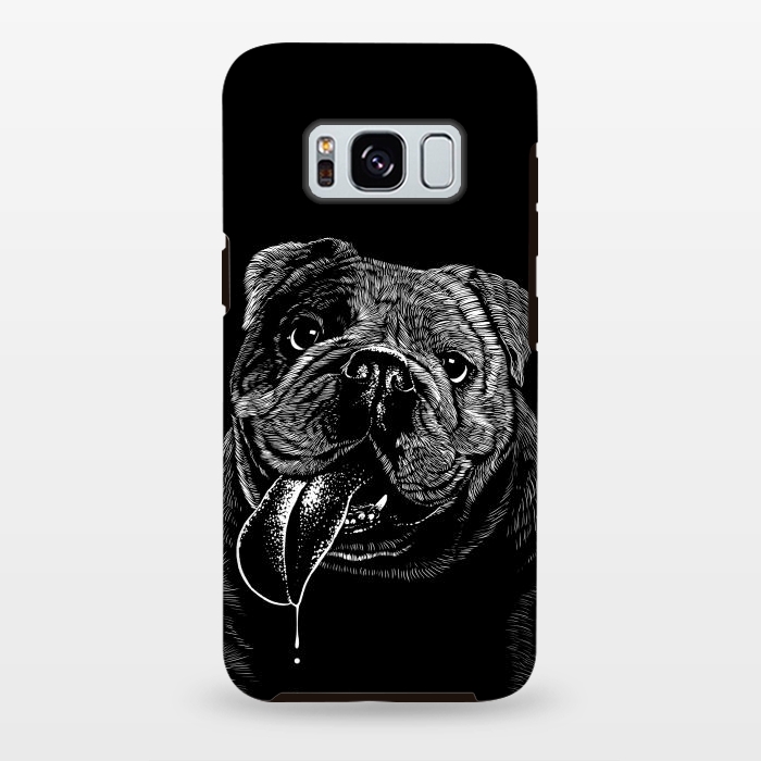 Galaxy S8 plus StrongFit Bulldog dog by Alberto