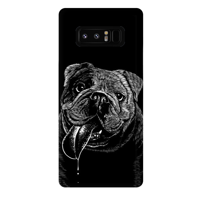 Galaxy Note 8 StrongFit Bulldog dog by Alberto