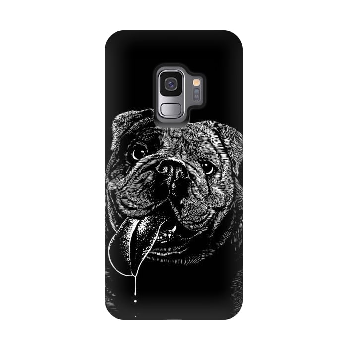 Galaxy S9 StrongFit Bulldog dog by Alberto