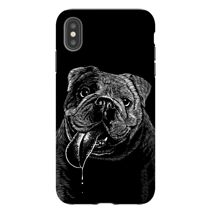 iPhone Xs Max StrongFit Bulldog dog by Alberto