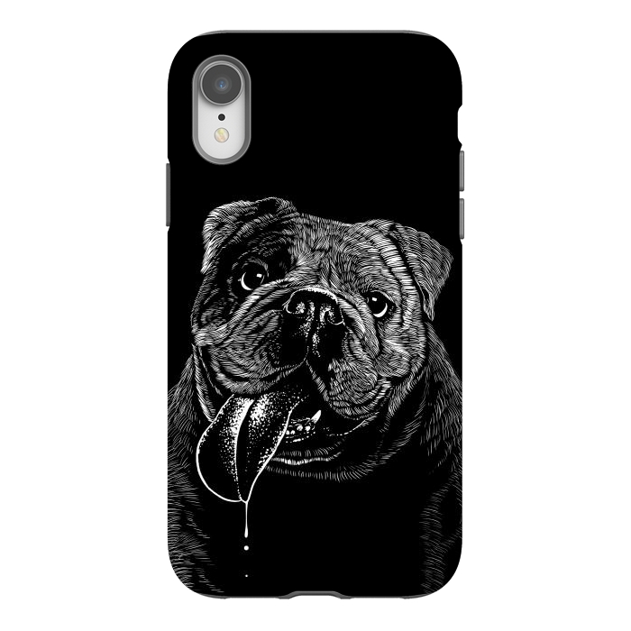 iPhone Xr StrongFit Bulldog dog by Alberto