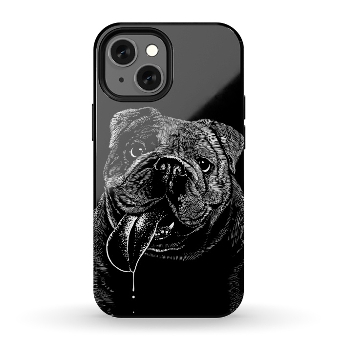 iPhone 13 mini StrongFit Bulldog dog by Alberto