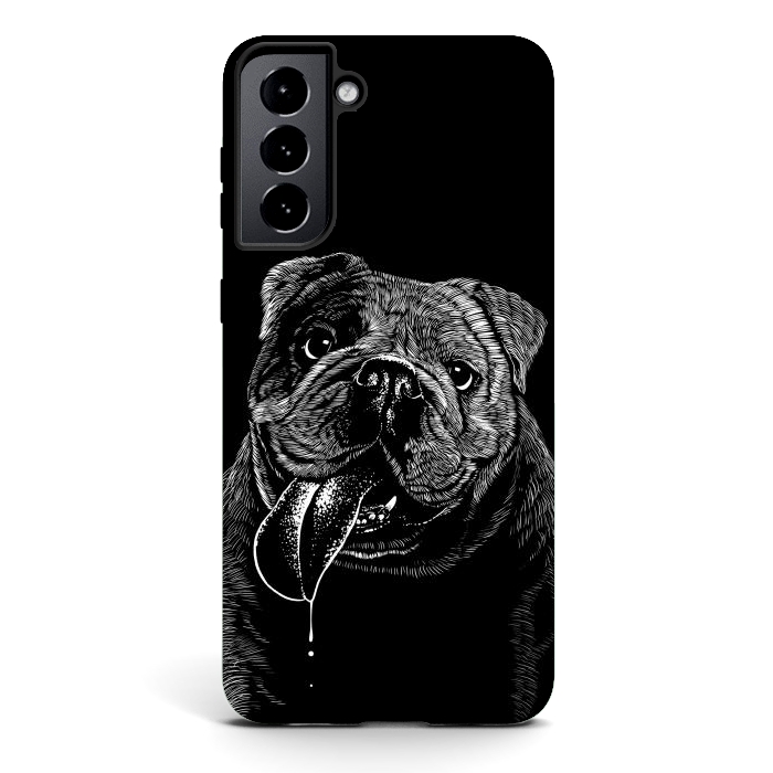 Galaxy S21 plus StrongFit Bulldog dog by Alberto