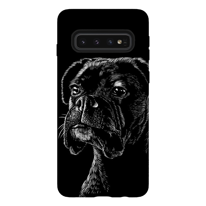 Galaxy S10 StrongFit Boxer dog by Alberto