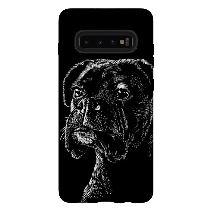 Galaxy S10 plus StrongFit Boxer dog by Alberto