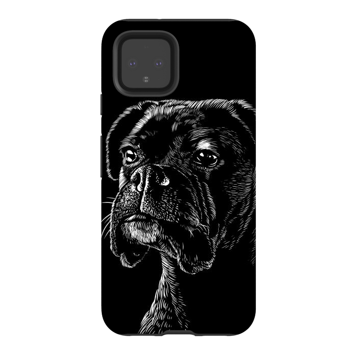 Pixel 4 StrongFit Boxer dog by Alberto