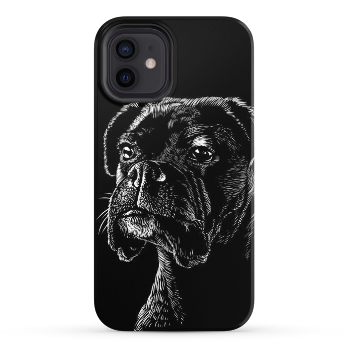 iPhone 12 StrongFit Boxer dog by Alberto