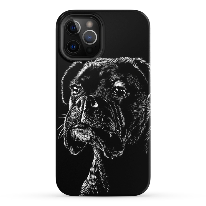 iPhone 12 Pro StrongFit Boxer dog by Alberto