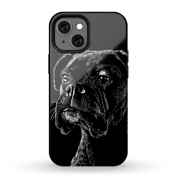 iPhone 13 mini StrongFit Boxer dog by Alberto