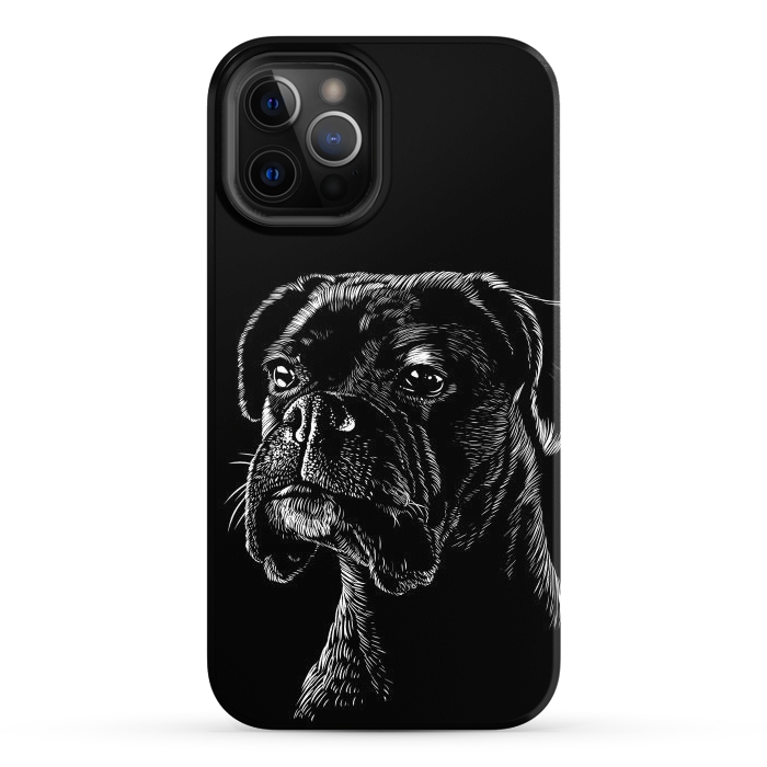 iPhone 12 Pro Max StrongFit Boxer dog by Alberto