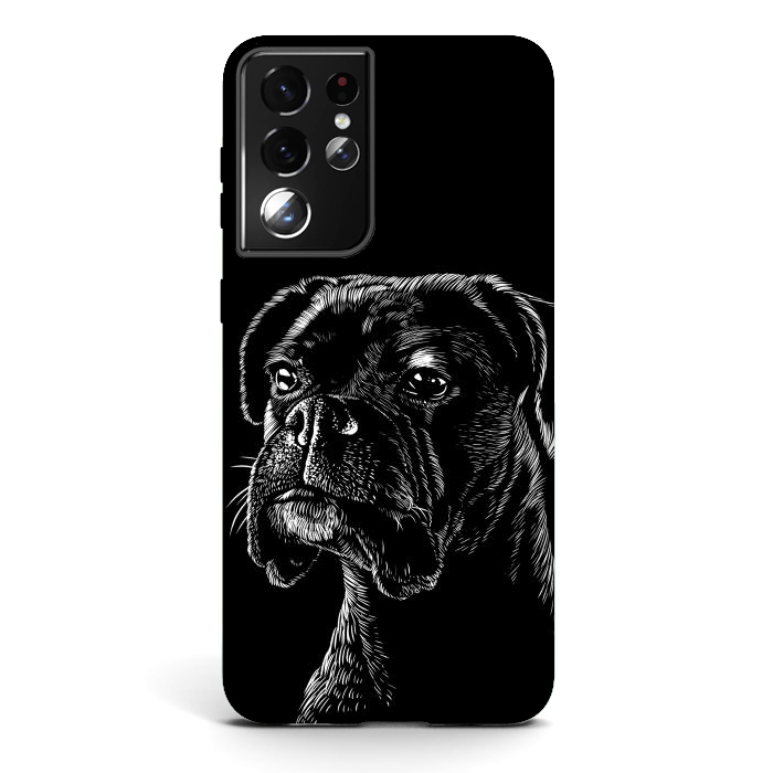 Galaxy S21 ultra StrongFit Boxer dog by Alberto