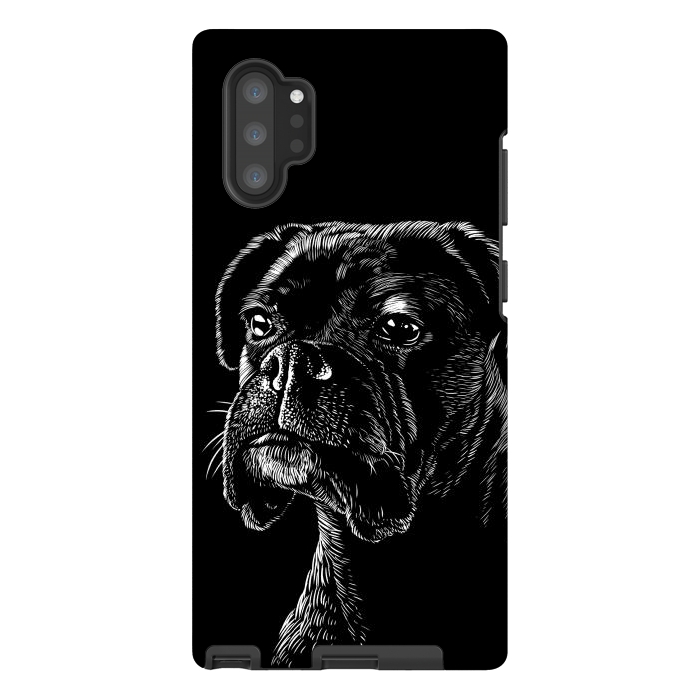Galaxy Note 10 plus StrongFit Boxer dog by Alberto