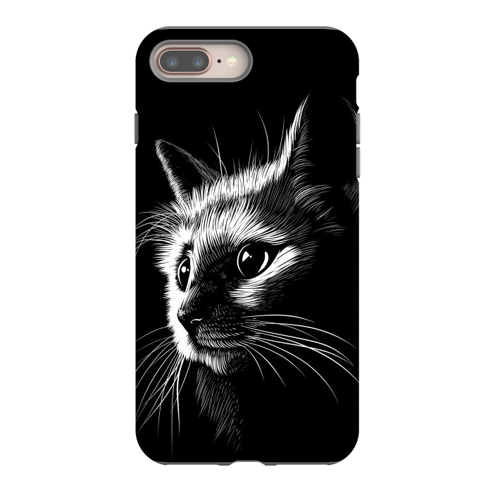 iPhone 7 plus StrongFit Cat in the shadows by Alberto