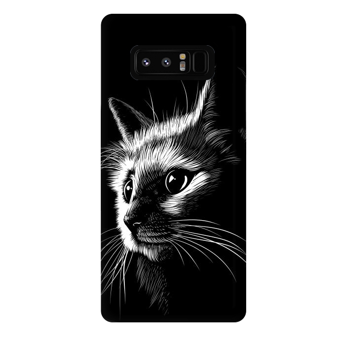 Galaxy Note 8 StrongFit Cat in the shadows by Alberto