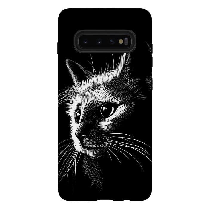 Galaxy S10 plus StrongFit Cat in the shadows by Alberto